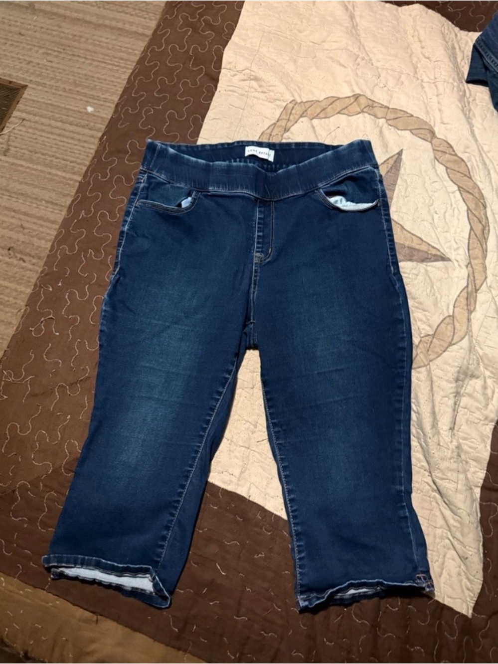 Lane Bryant Indigo Stretch Crop Ankle Jeans